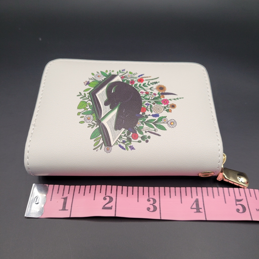Sleeping Cat Bookworm Zipper Wallet - Picture 5 of 6